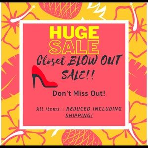 Closet blow out SALE!